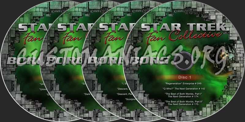 Star Trek fan collective - Borg dvd label