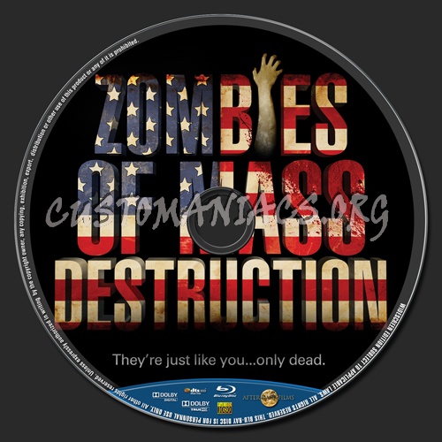 Zombies Of Mass Destruction blu-ray label