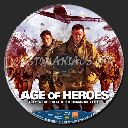 Age of Heroes blu-ray label