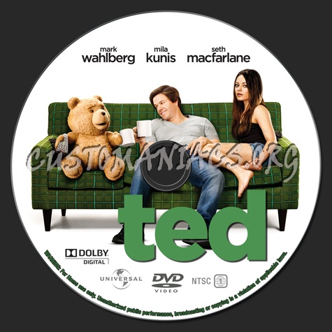 Ted dvd label