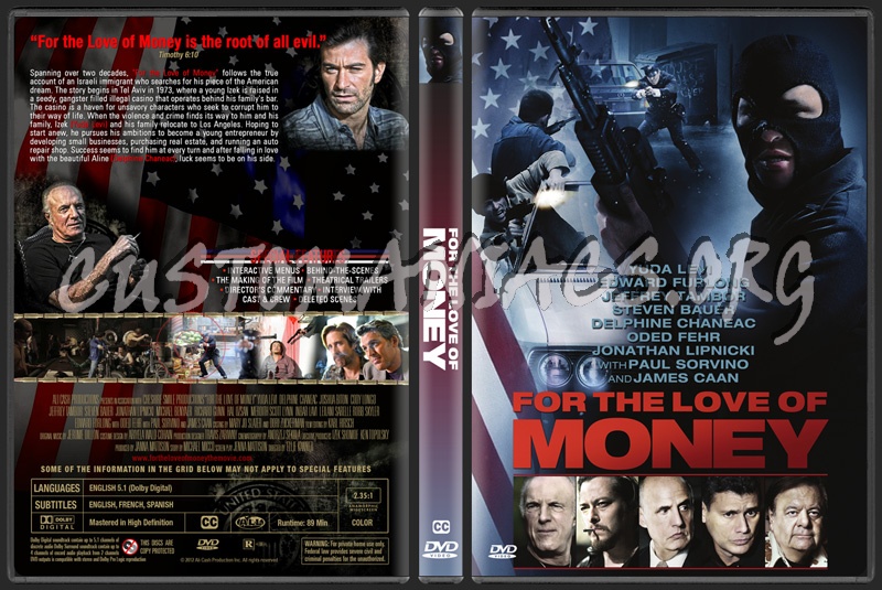 For The Love Of Money dvd cover