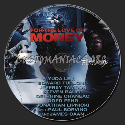 For The Love Of Money dvd label