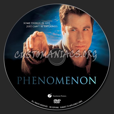 Phenomenon dvd label