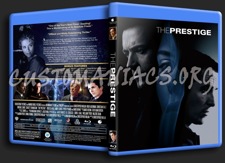The Prestige blu-ray cover