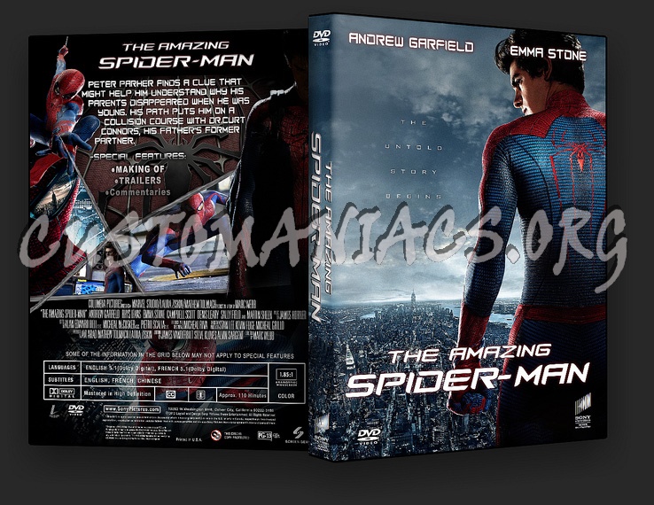 The Amazing Spider-Man dvd cover