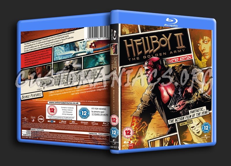 Hellboy 2 blu-ray cover