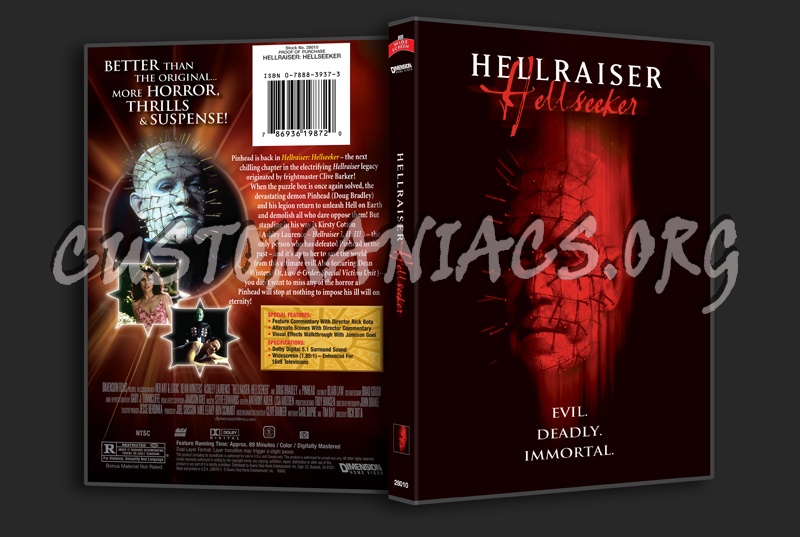 Hellraiser: Hellseeker dvd cover