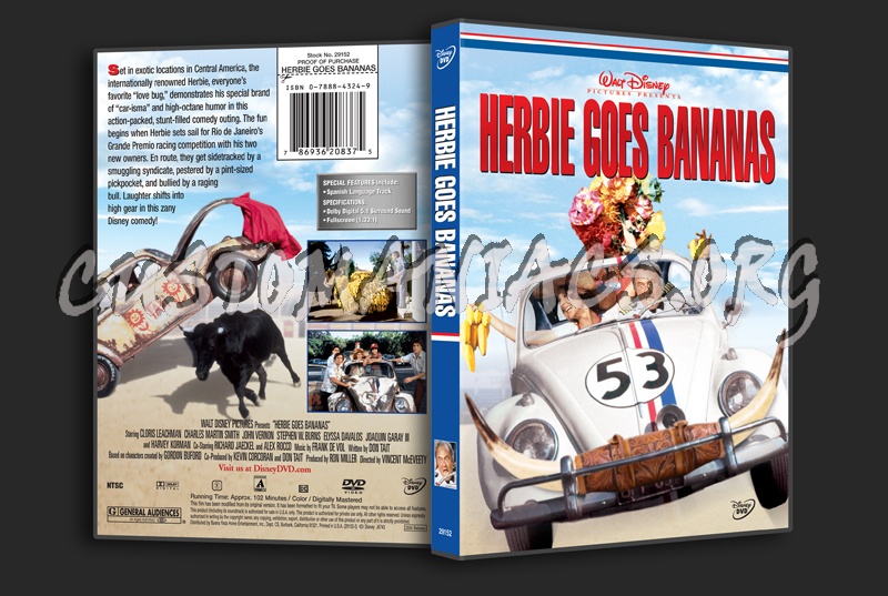 Herbie Goes Bananas dvd cover