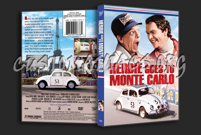 Herbie Goes to Monte Carlo dvd cover