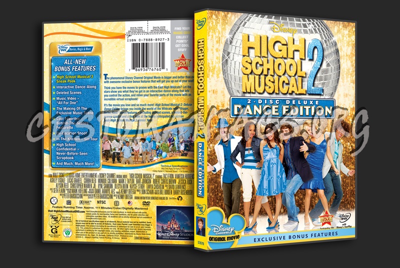 High School Musical 2 Dance Edition dvd cover