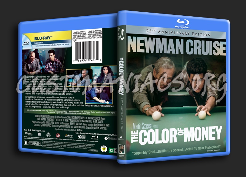 The Color of Money blu-ray cover