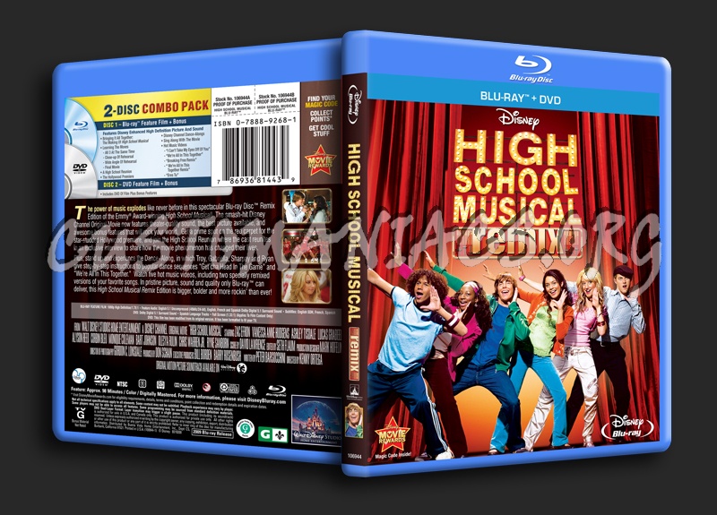 High School Musical Remix blu-ray cover