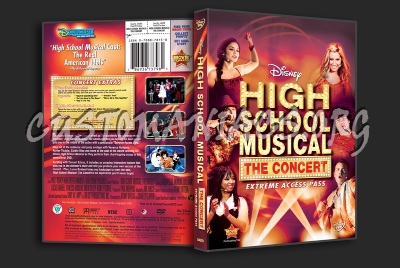 High School Musical The Concert dvd cover