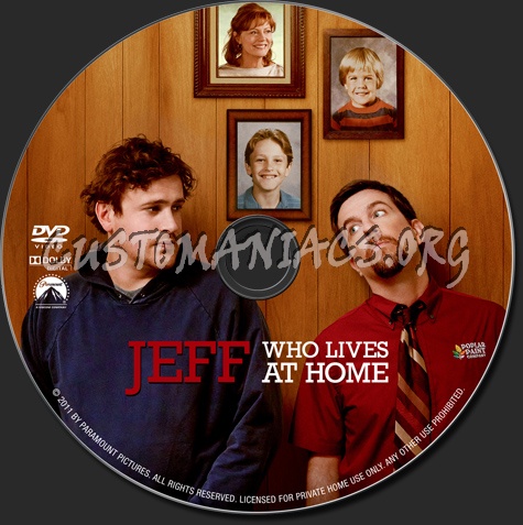 Jeff, Who Lives at Home dvd label