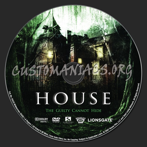 House dvd label