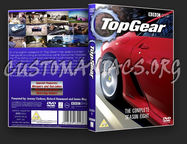 Top Gear Season Eight dvd cover