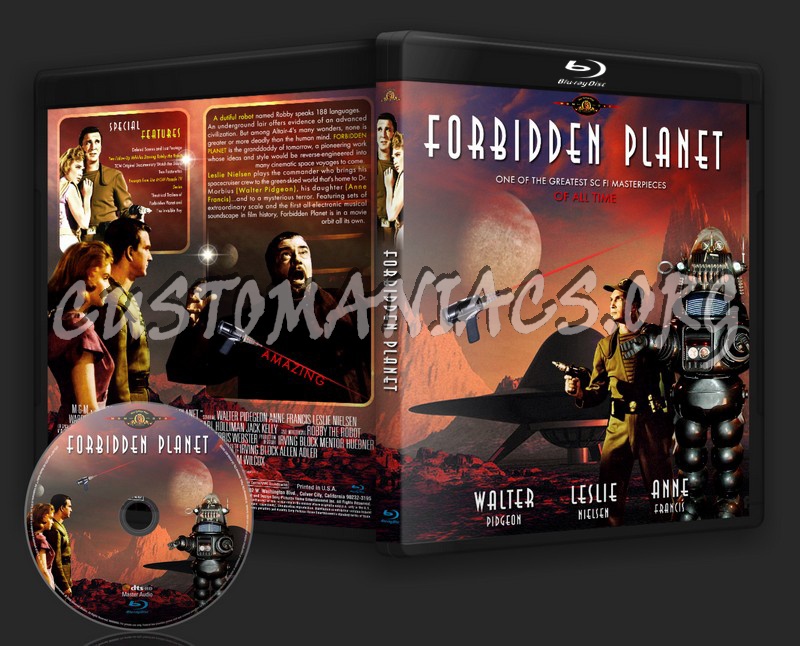 Forbidden Planet blu-ray cover