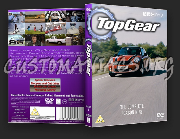 Top Gear Season Nine dvd cover