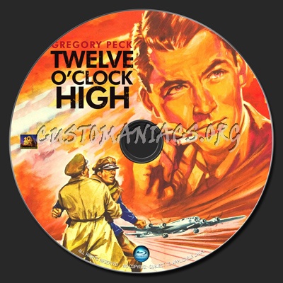 Twelve O'Clock High blu-ray label