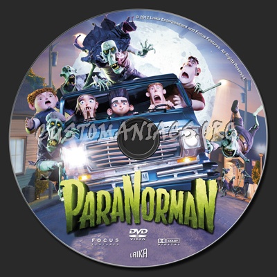 Paranorman dvd label