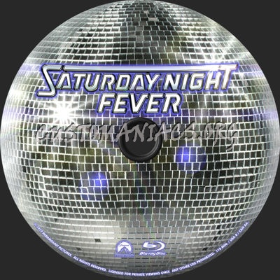 Saturday Night Fever blu-ray label
