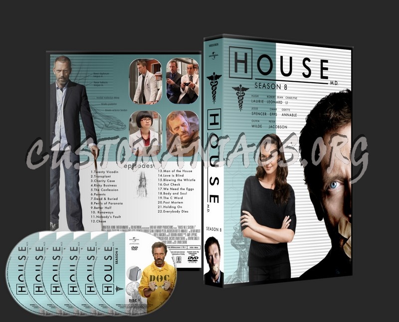 House : Season 8 dvd cover