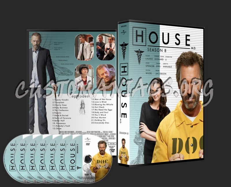 House : Season 8 dvd cover