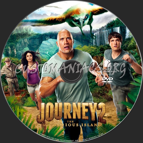 Journey 2: The Mysterious Island dvd label