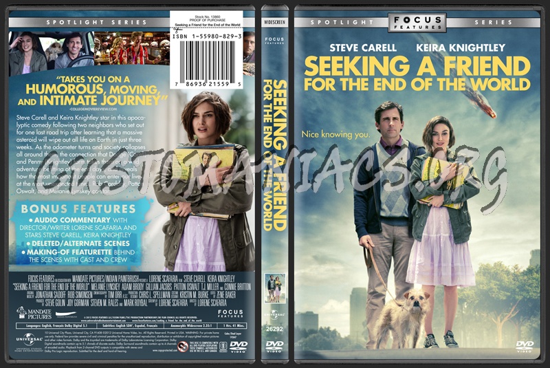 Seeking a Friend for the End of the World dvd cover