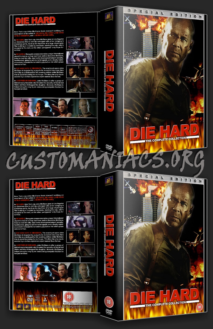 Die Hard - The Complete Collection dvd cover