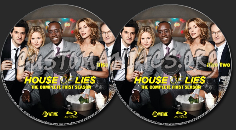 House of Lies Season One blu-ray label