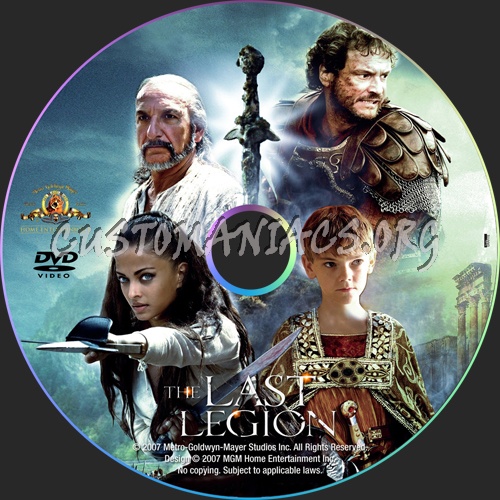 The Last Legion dvd label