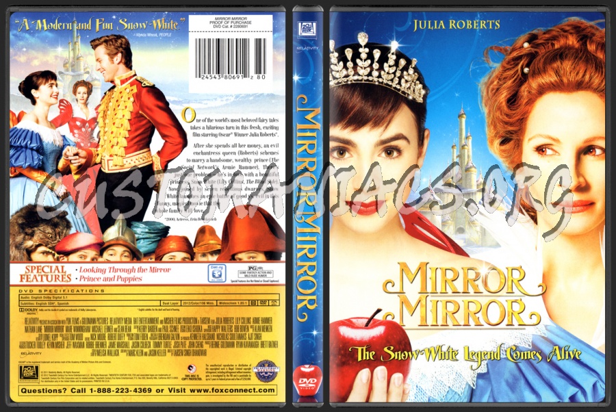 Mirror Mirror dvd cover