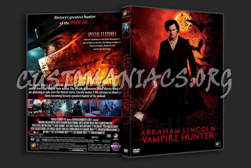Abraham Lincoln Vampire Hunter dvd cover