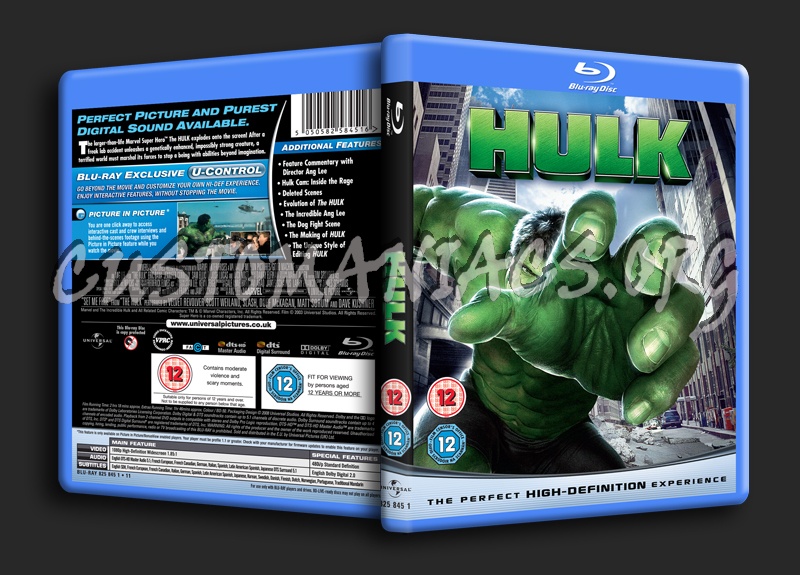 Hulk blu-ray cover