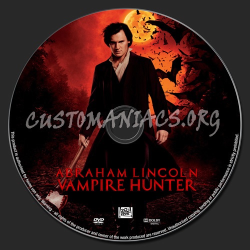 Abraham Lincoln Vampire Hunter dvd label