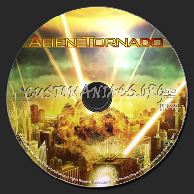 Alien Tornado dvd label