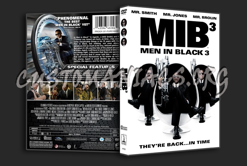 Men in Black 3 (III) dvd cover