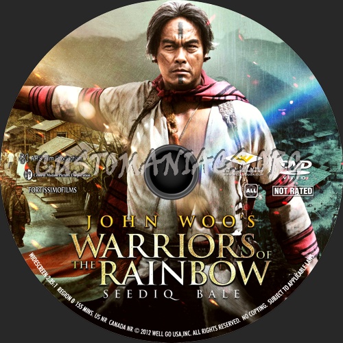 Warriors Of The Rainbow: Seediq Bale (2011) dvd label
