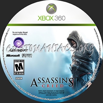 Assassin's Creed dvd label