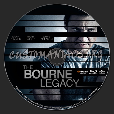 The Bourne Legacy blu-ray label