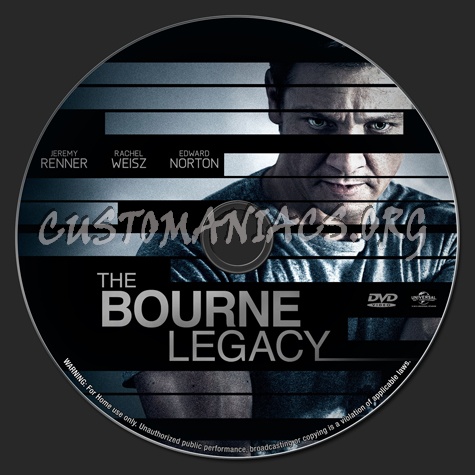 The Bourne Legacy dvd label