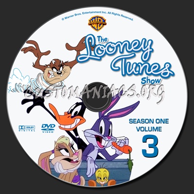 The Looney Tunes Show Season One Volume 3 dvd label