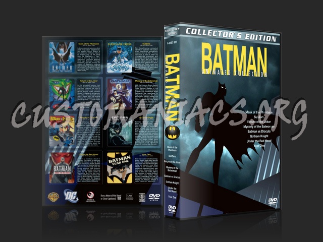 Batman Animated Movie Collection dvd cover