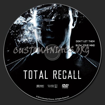 Total Recall dvd label