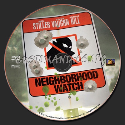 Neighborhood Watch dvd label