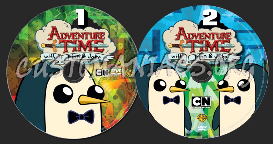 Adventure Time with Finn & Jake Volume 1 dvd label