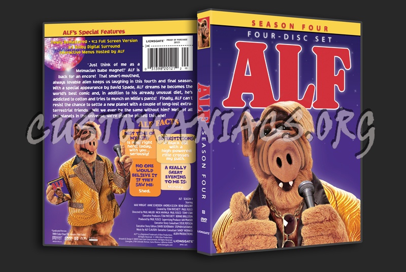 Alf Season 4 dvd cover