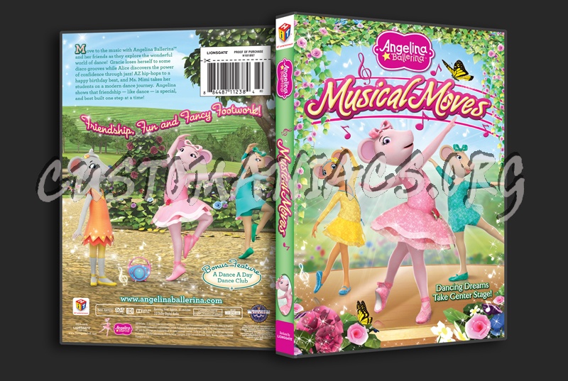 Angelina Ballerina Musical Moves dvd cover