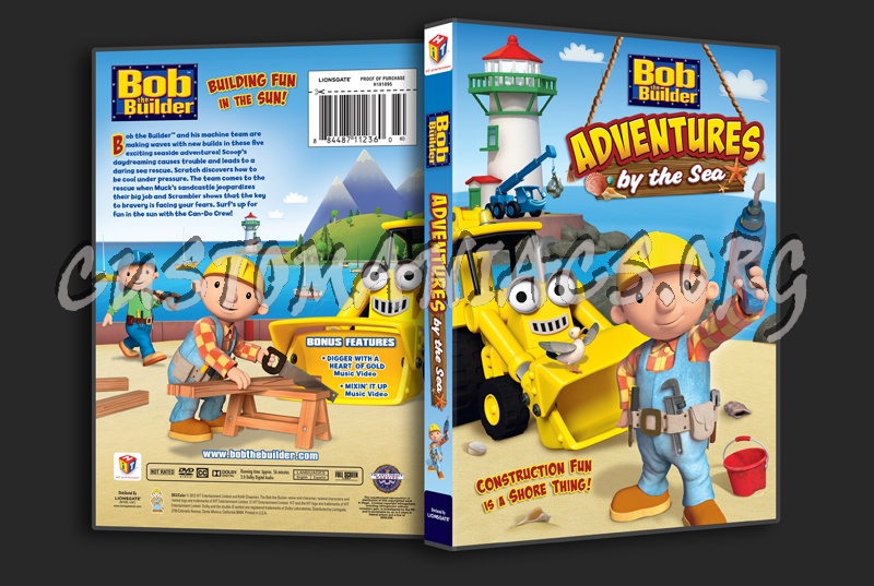 Bob the Builder Adventures by the Sea dvd cover